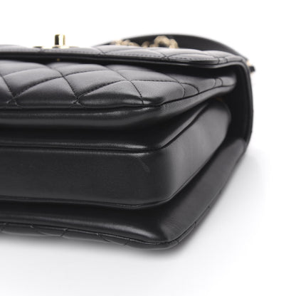Chanel Lambskin Quilted Small Trendy CC Dual Handle Flap Bag Black 11 of 15
