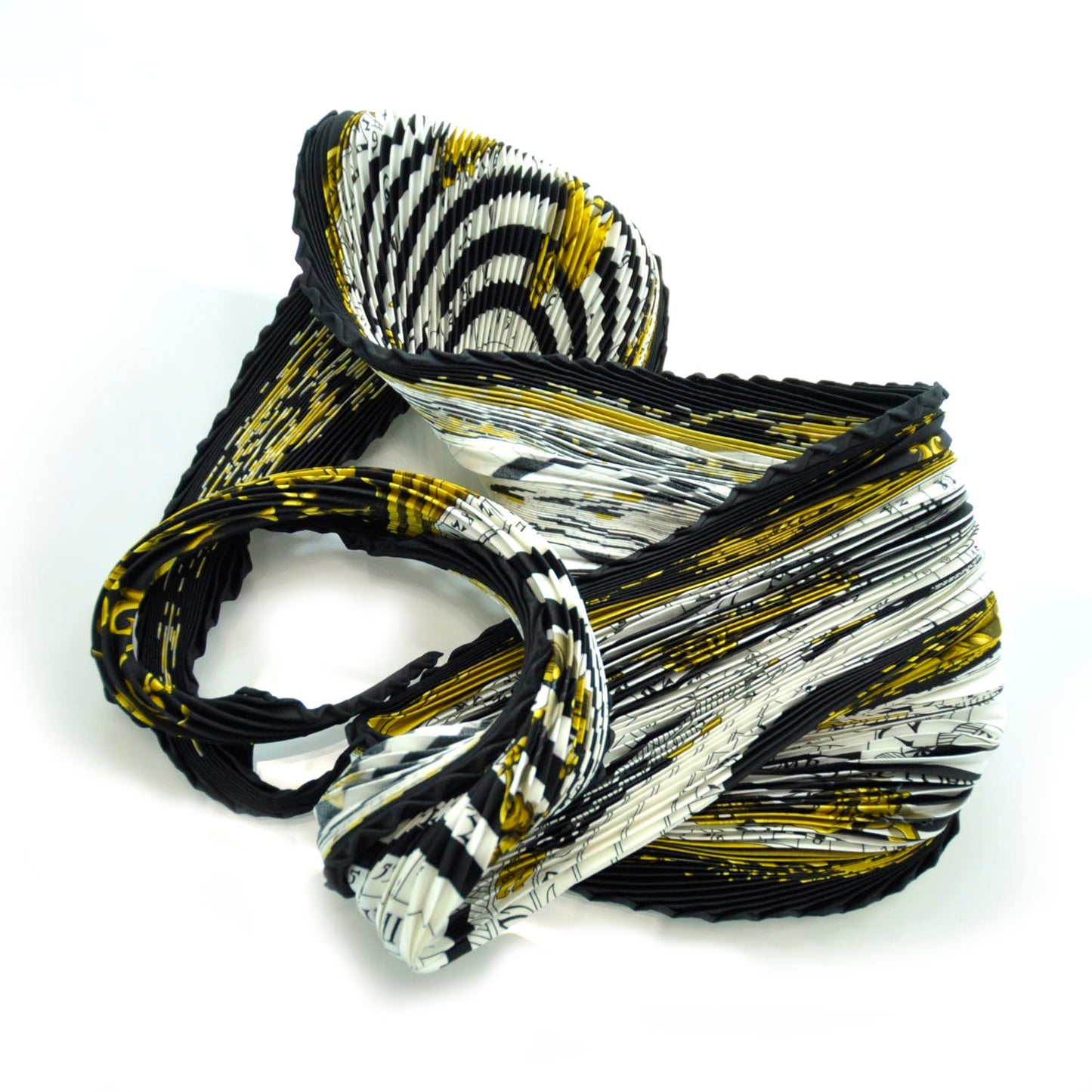 Silk Plisse Dies et Hore Scarf 90
