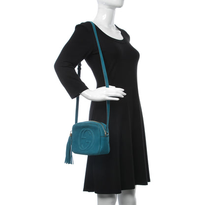 Gucci Vitello Range Small Soho Disco Bag Deep Cobalt 2 of 11