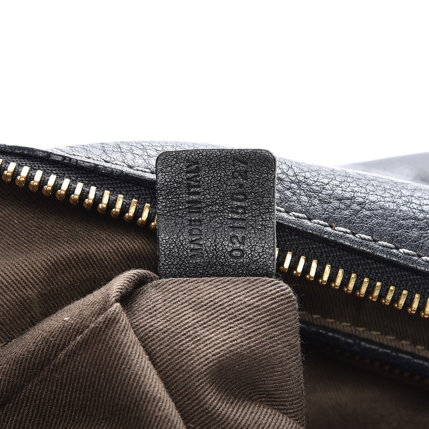 Calfskin Small Marcie Satchel Black