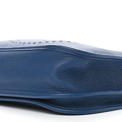 Hermes Taurillon Clemence Evelyne III PM Deep Blue 8 of 8