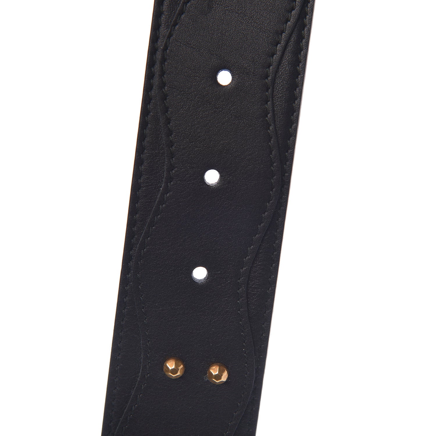 Gucci Calfskin Studded Marmont Belt 90 36 Black 5 of 8