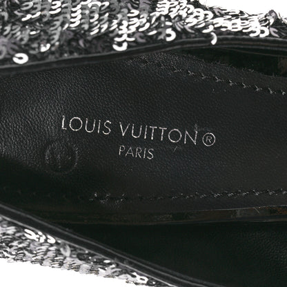 Louis Vuitton Sequin Sparkle Pumps 38 Argent 9 of 9
