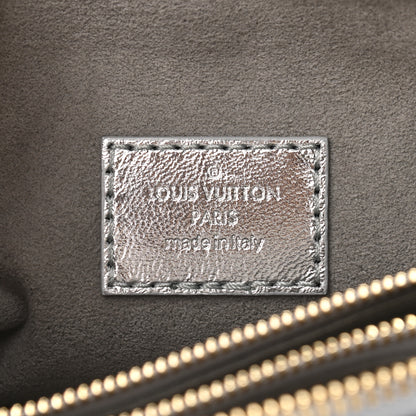 Louis Vuitton Satin Sequin Embroidered Monogram Coussin BB Silver 6 of 9