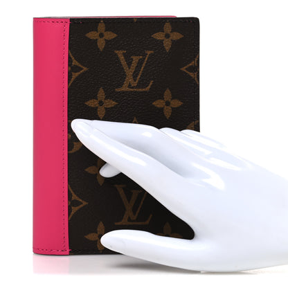 Louis Vuitton Monogram Macassar Passport Cover Fuchsia 2 of 6