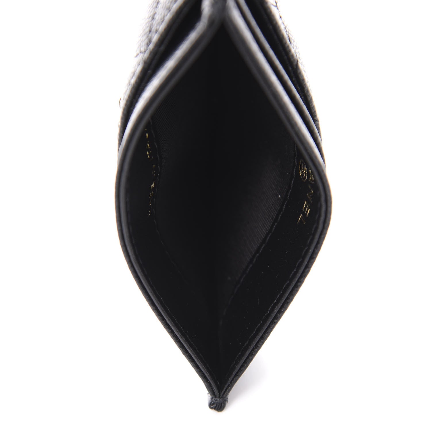 Chanel Caviar Quilted French New Wave Card Holder Black 5 of 8