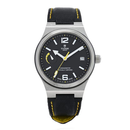 TUDOR Stainless Steel Fabric 40mm North Flag Automatic Watch Black 91210N 1 of 4