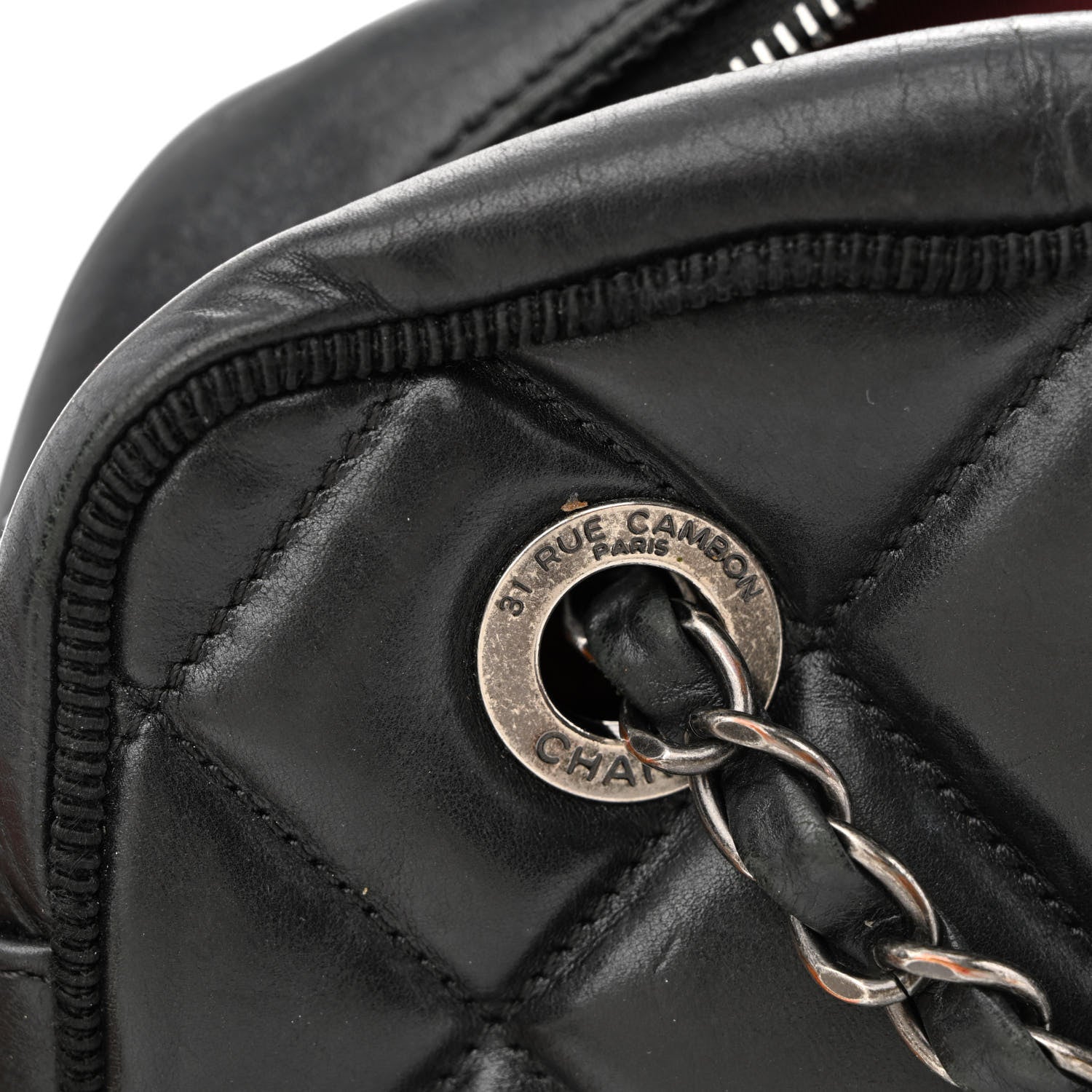 Chanel Calfskin Quilted Small Ballerine Camera Case Black 15 of 18