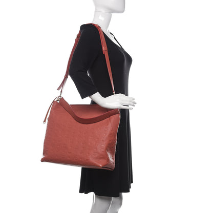 MCM Calfskin Ottomar Large Klara Hobo Cocoa 2 of 13