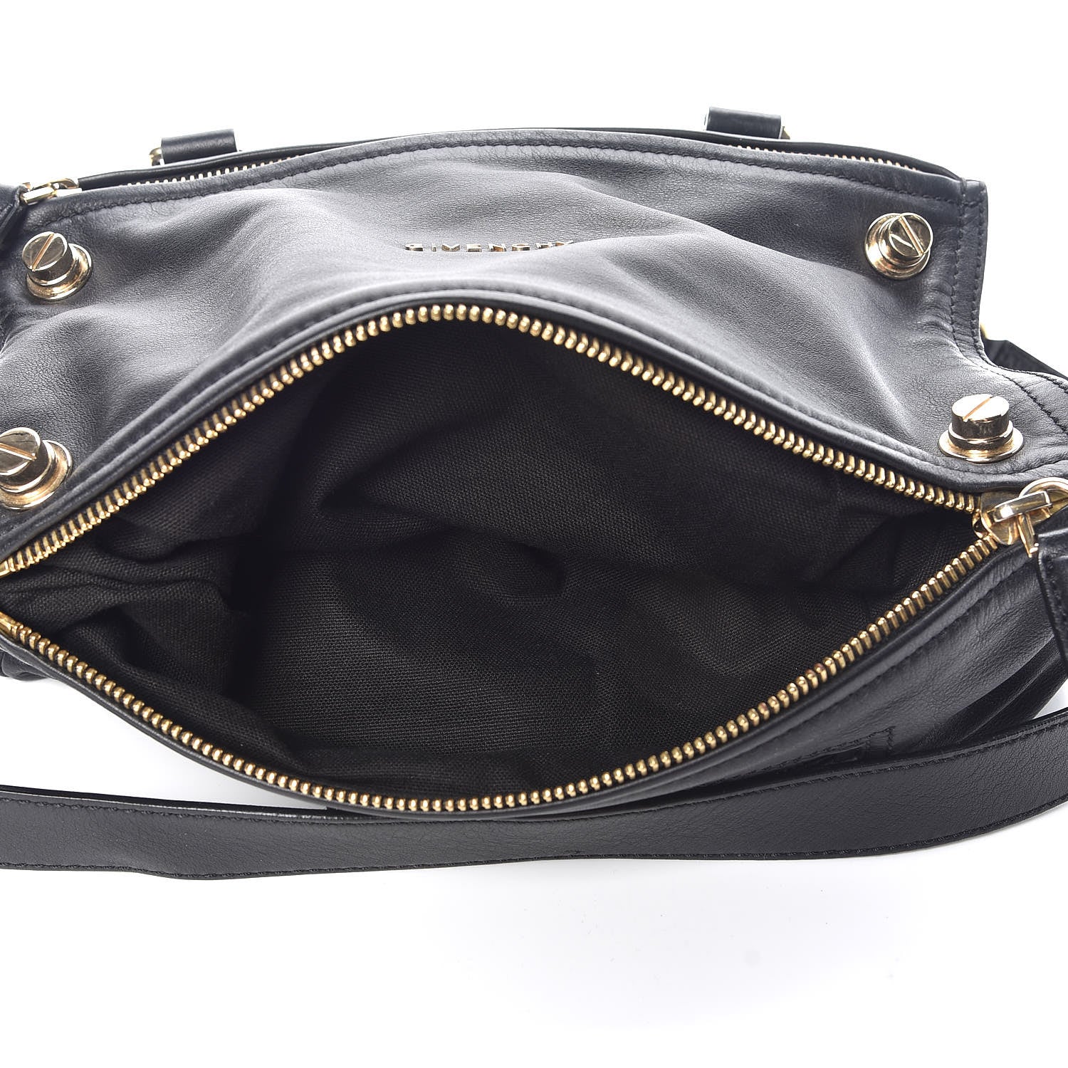 Givenchy Calfskin Medium Bolt Stud Pandora Black 6 of 16