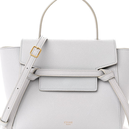 Celine Grained Calfskin Nano Belt Bag Mineral 7 of 12