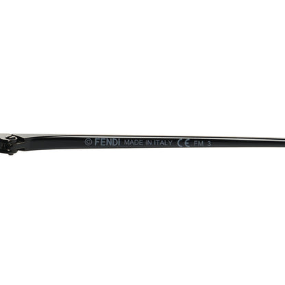 Fendi Metal F is Fendi Printed Run Away Round Frame Sunglasses FF 0285/S Black 5 of 7