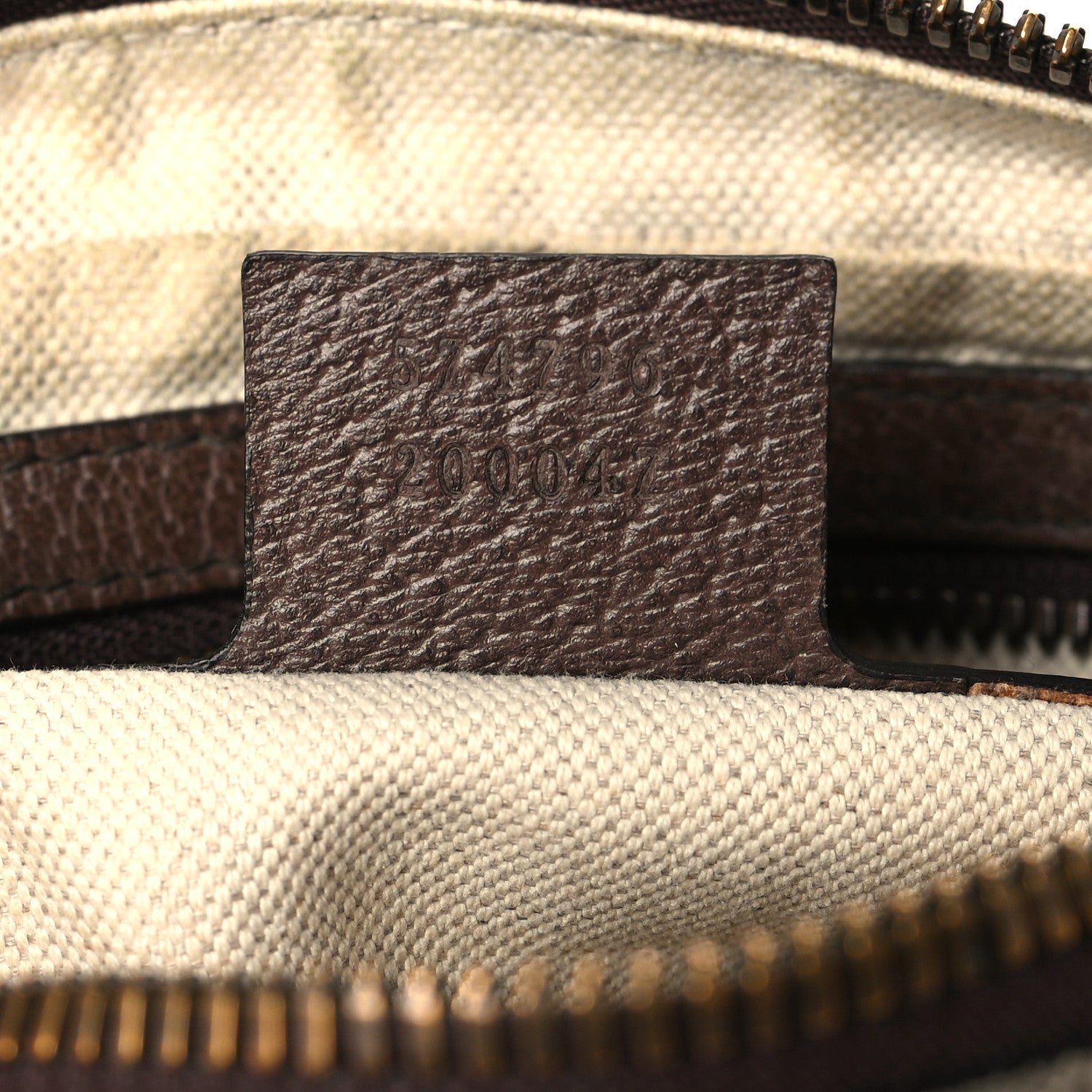Gucci Soft GG Supreme Monogram Medium Ophidia Belt Bag Dark Brown 7 of 9