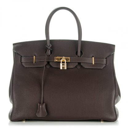 Hermes Togo Birkin 35 Chocolate 1 of 23