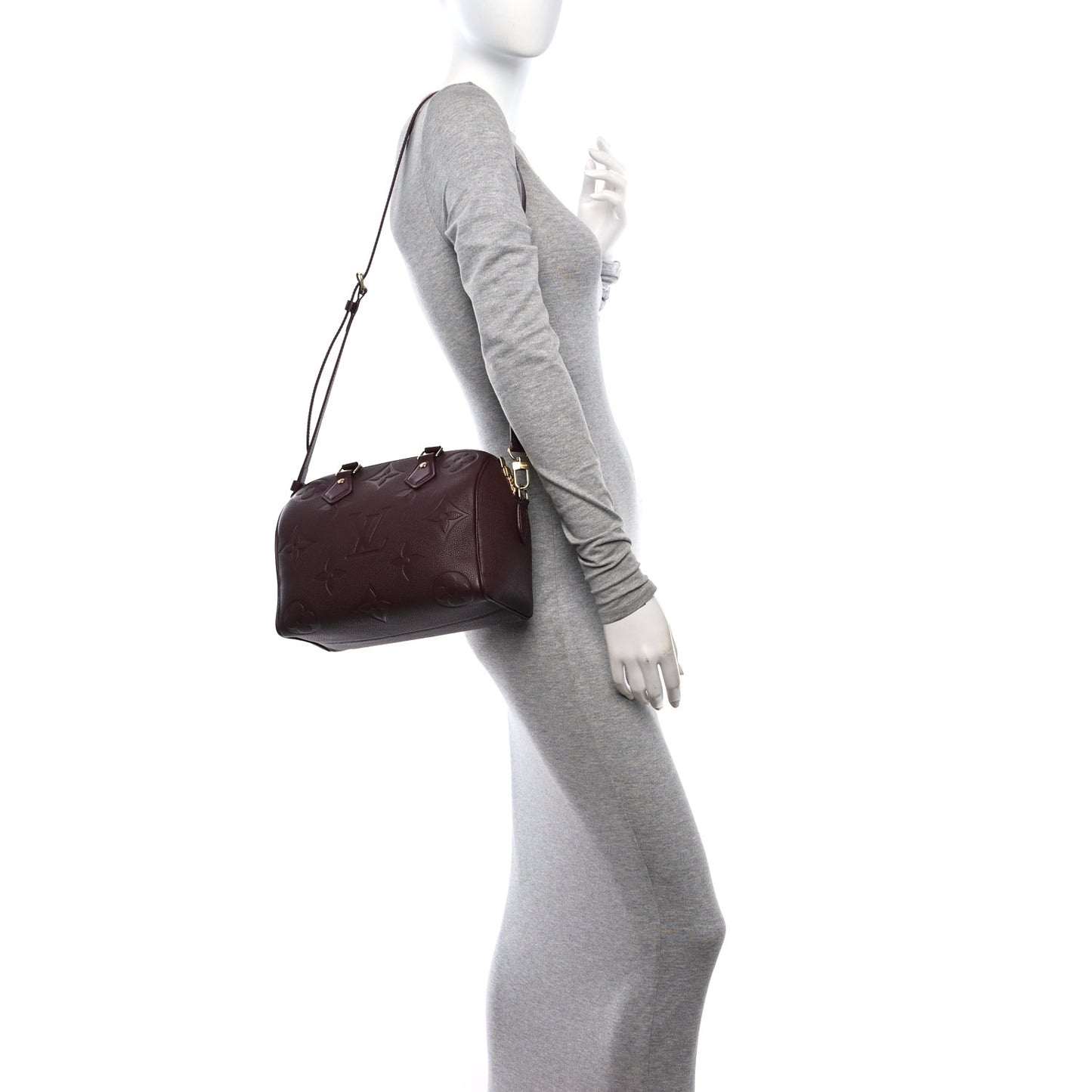 Empreinte Monogram Giant Speedy Bandouliere 25 Wine