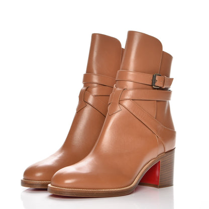 Christian Louboutin Calfskin Karistrap 70 Ankle Boots 36.5 Cuoio 3 of 7