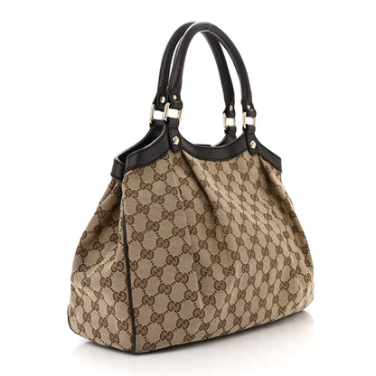 Gucci Monogram Medium Sukey Tote Dark Brown 3 of 15