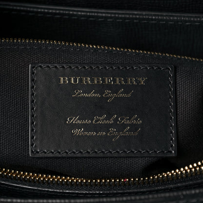 Burberry Derby Calfskin House Check Medium Camberley Black 6 of 15