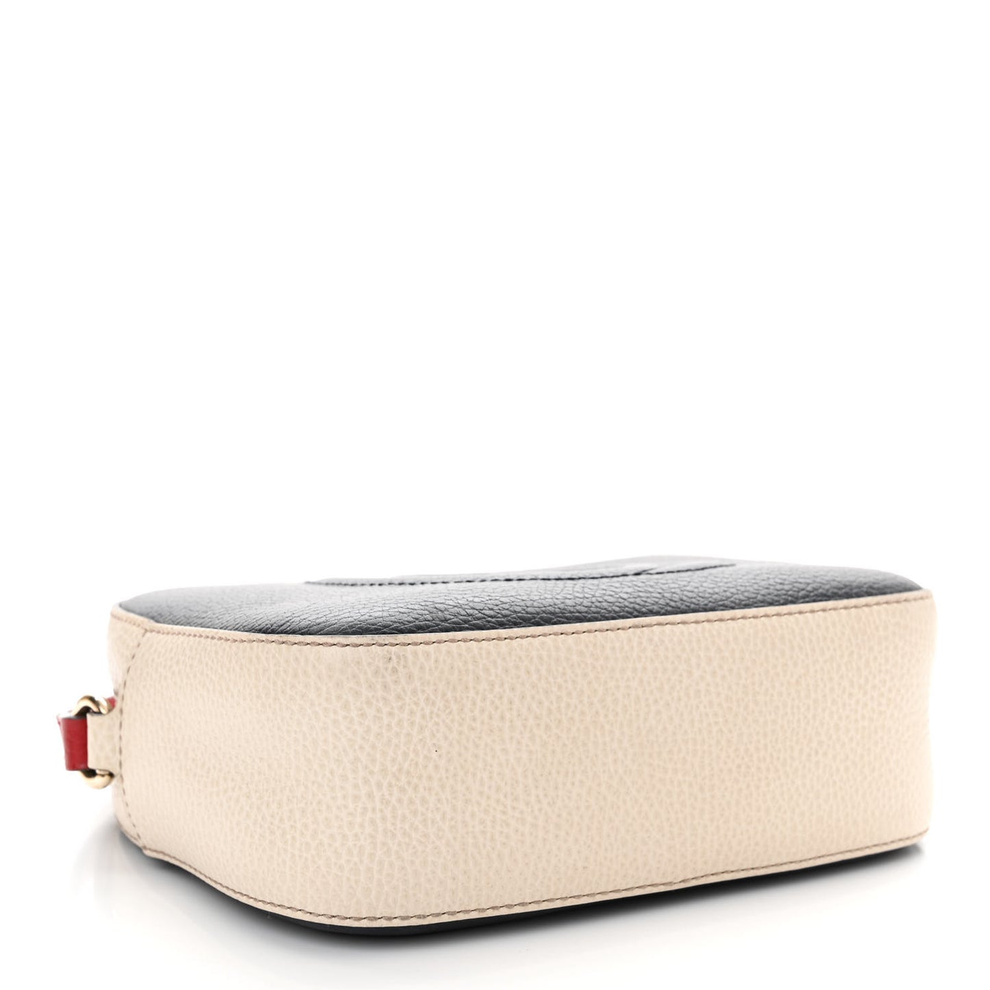 Dollar Calfskin Small Soho Disco Bag Blue Hibiscus Red Mystic White