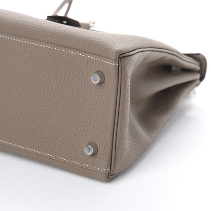 Hermes Togo Kelly Retourne 28 Etoupe 6 of 8