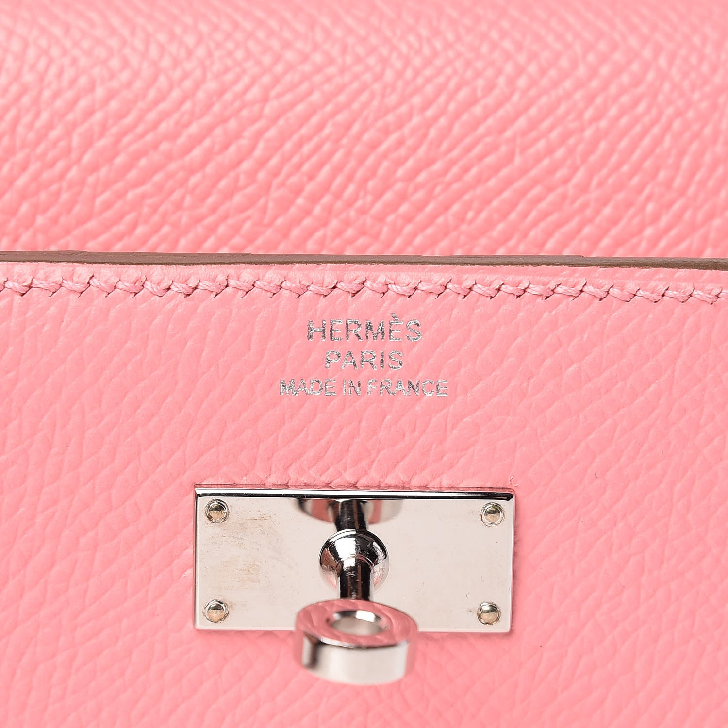 Hermes Epsom Medium Kelly Wallet Rose Confetti 6 of 9