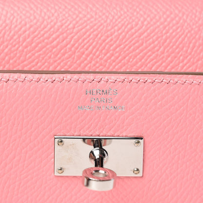 Hermes Epsom Medium Kelly Wallet Rose Confetti 6 of 9