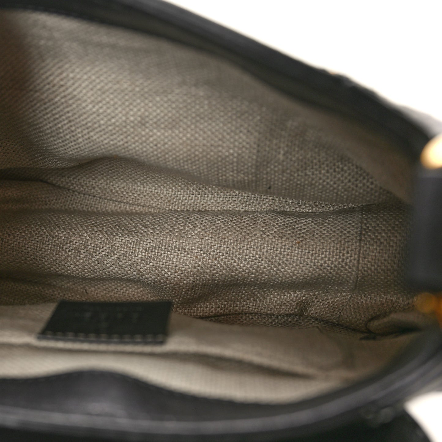 Calfskin Small Snaffle Bit Shoulder Bag Black