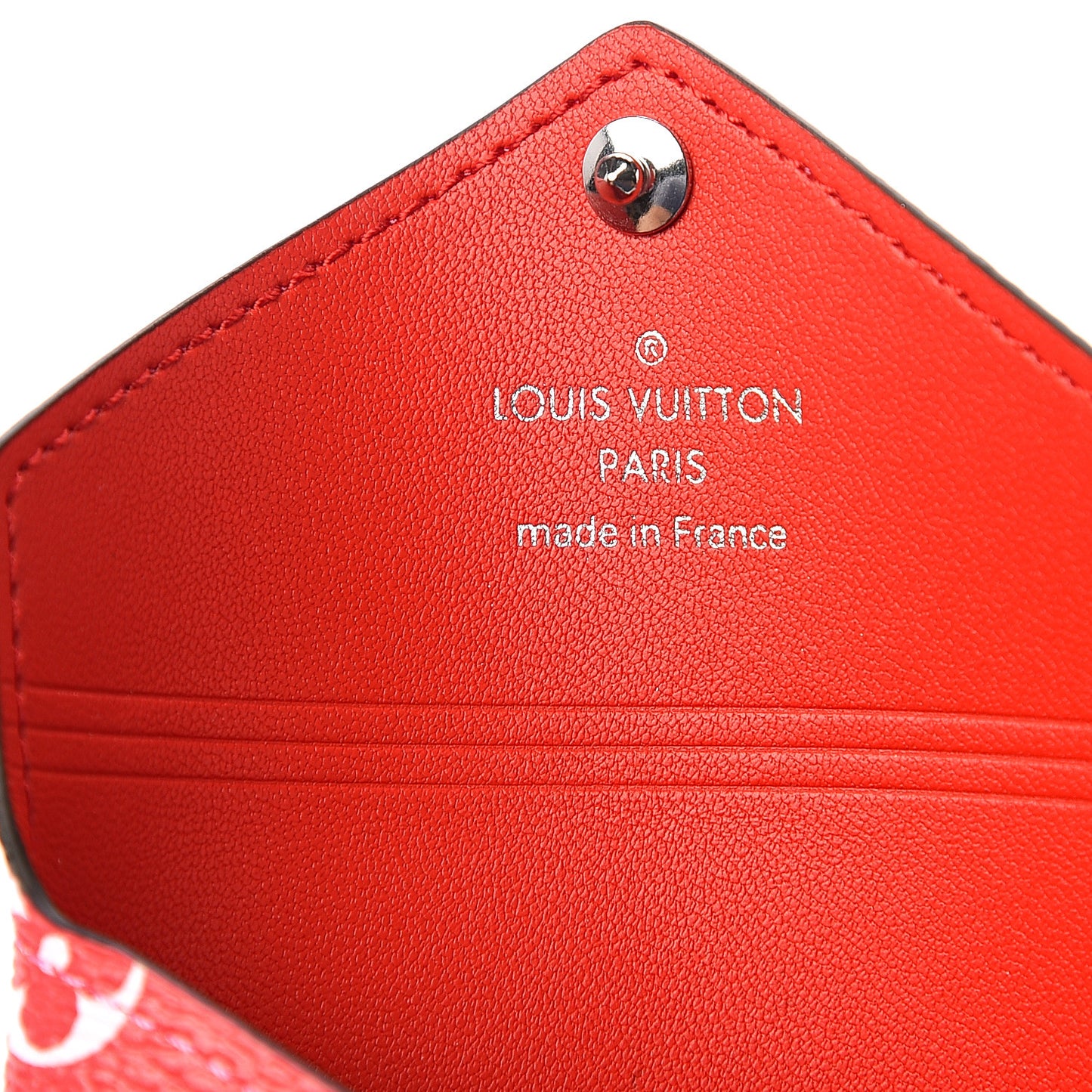 Monogram Escale Small Kirigami Pochette Insert Red