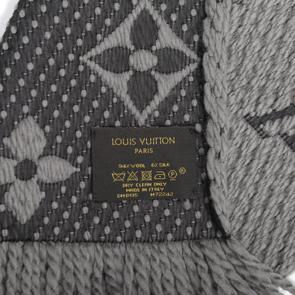 Louis Vuitton Wool Silk Logomania Scarf Verone 3 of 3