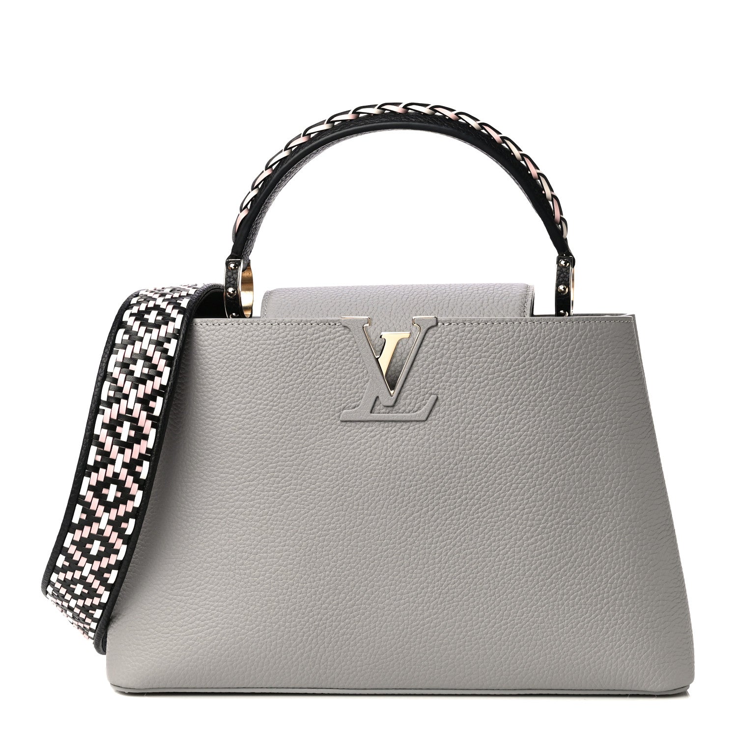 Louis Vuitton Taurillon Woven Capucines PM 1 of 9