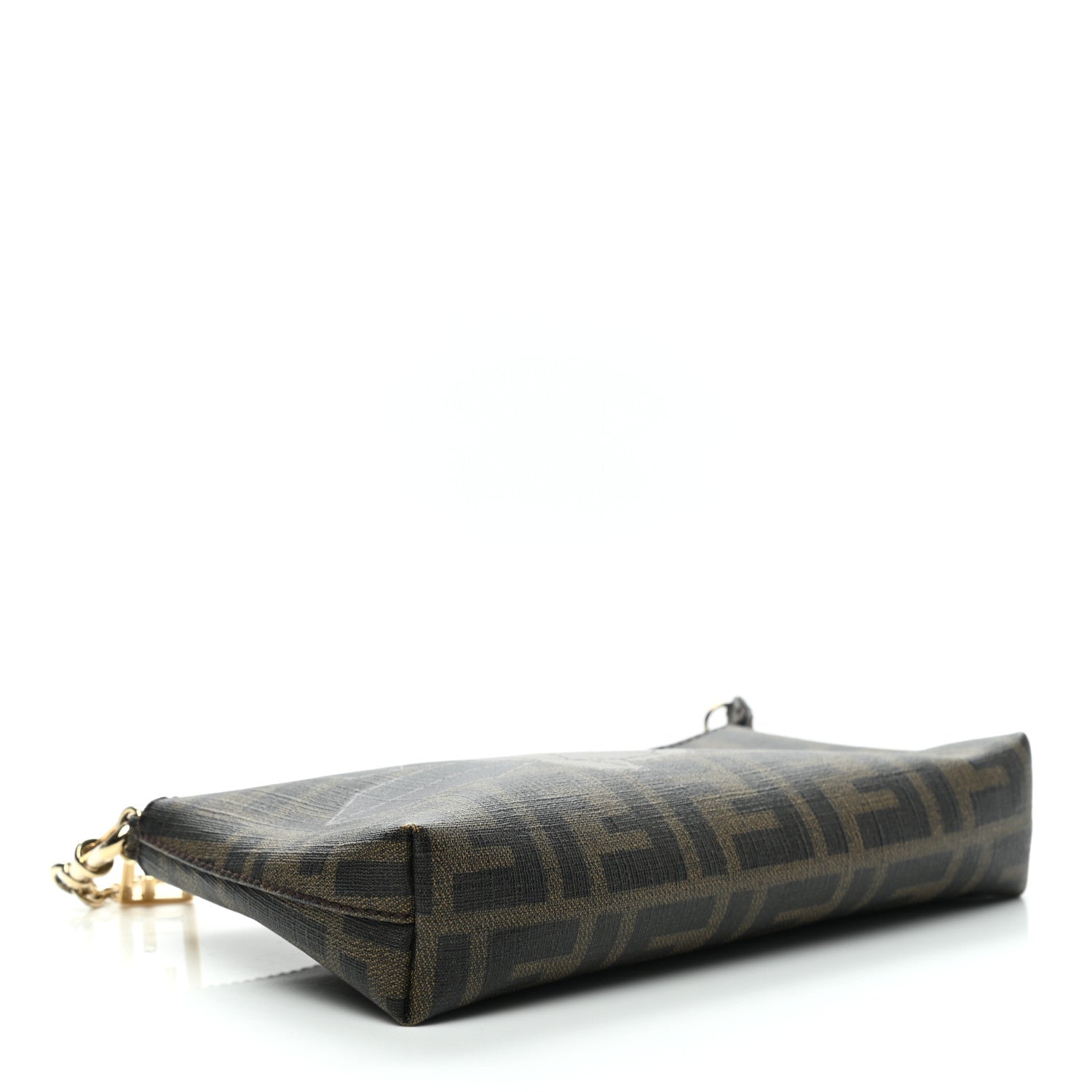 Fendi Zucca Spalmati Rose Ladybug Pochette Tabacco 4 of 10