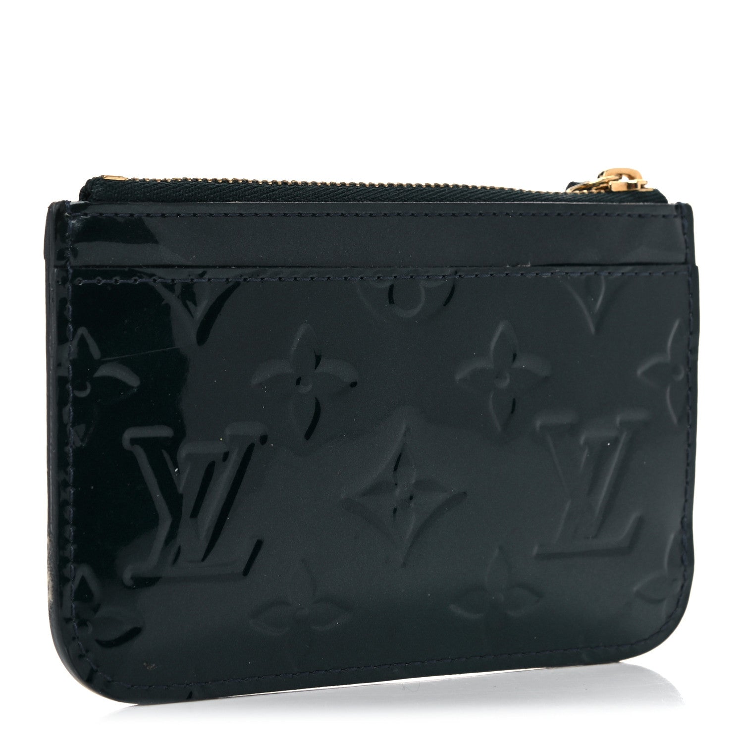 Louis Vuitton Vernis Key Pouch Blue Nuit 3 of 8