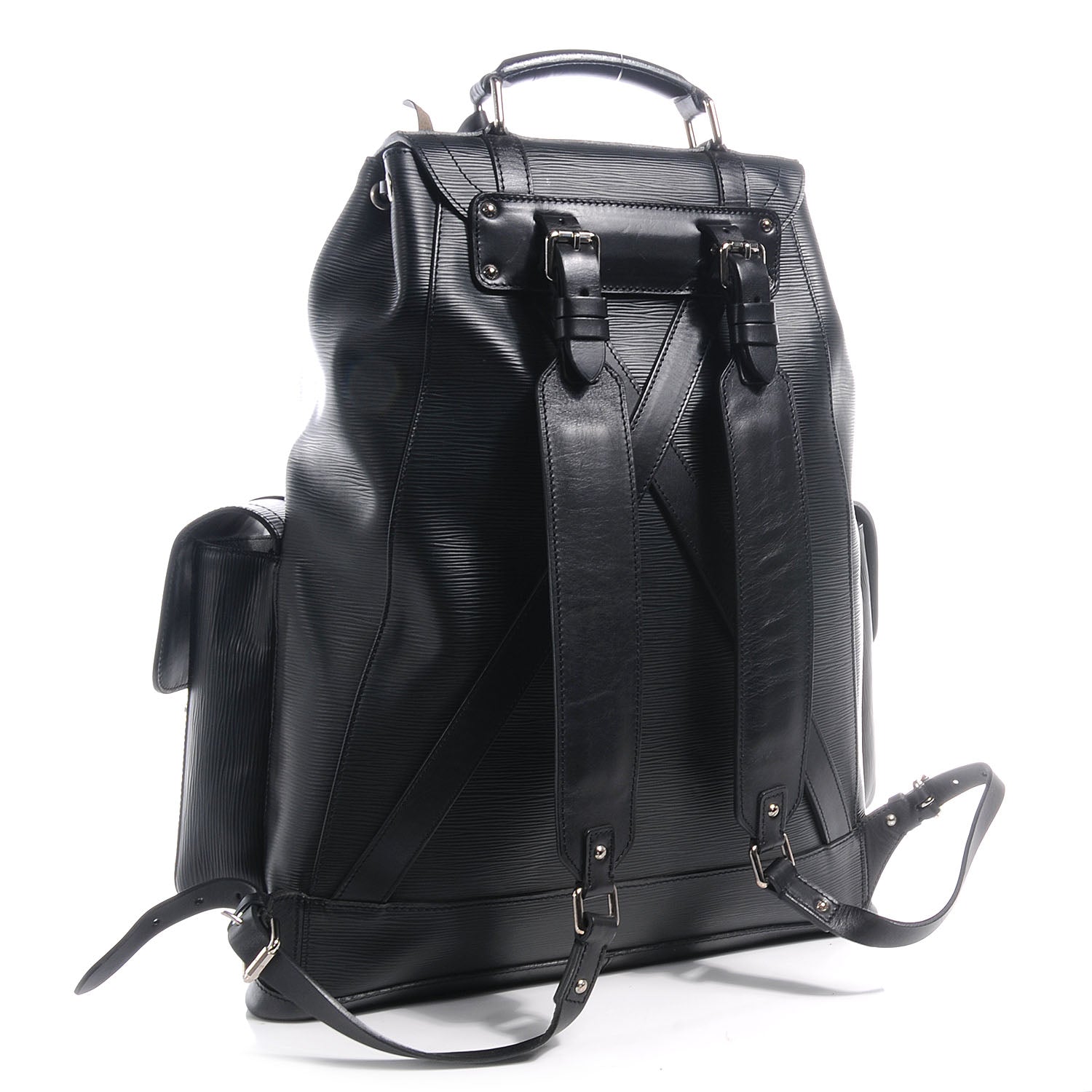 Louis Vuitton Epi Christopher Backpack Black 3 of 7