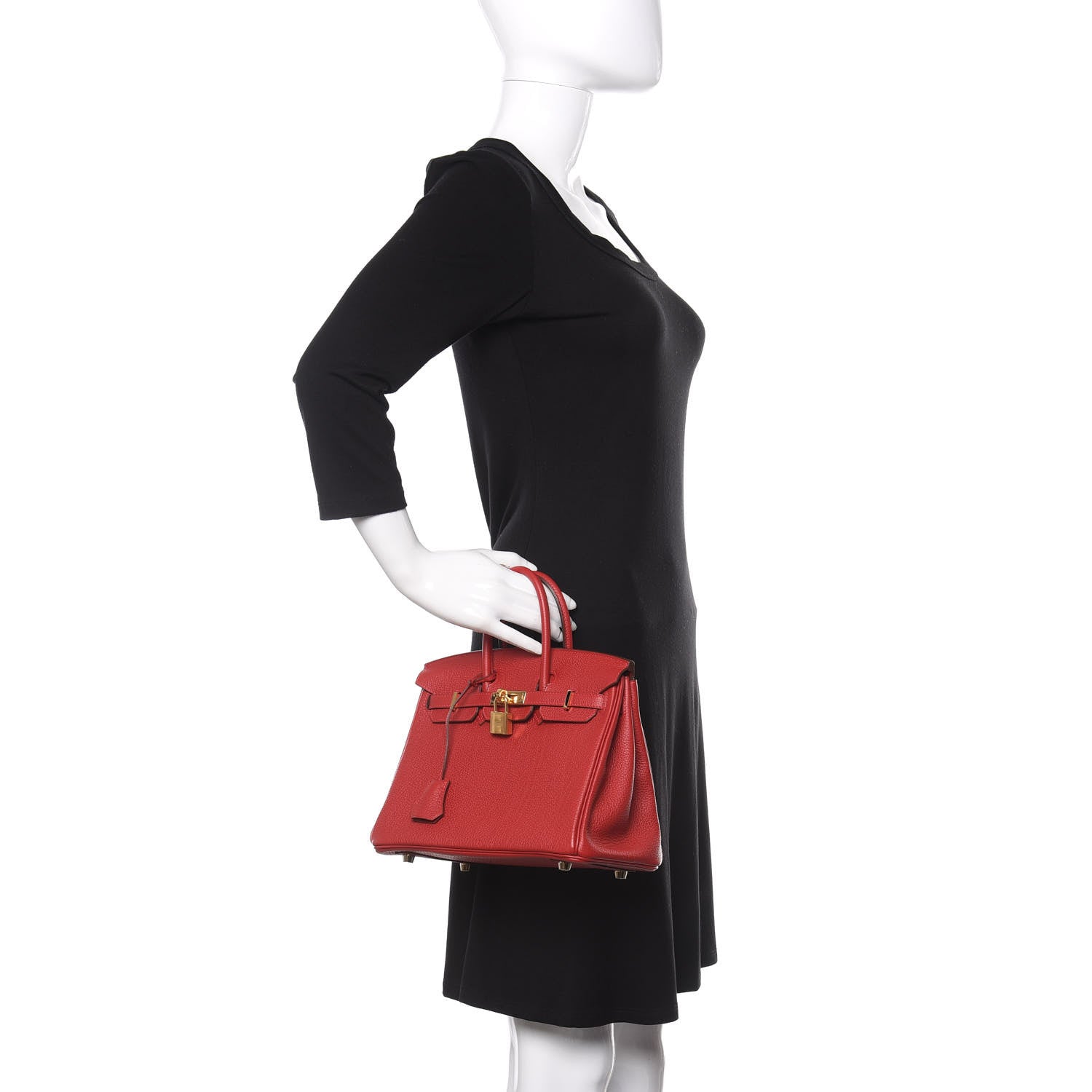 Hermes Togo Birkin 25 Rouge Vif 2 of 12