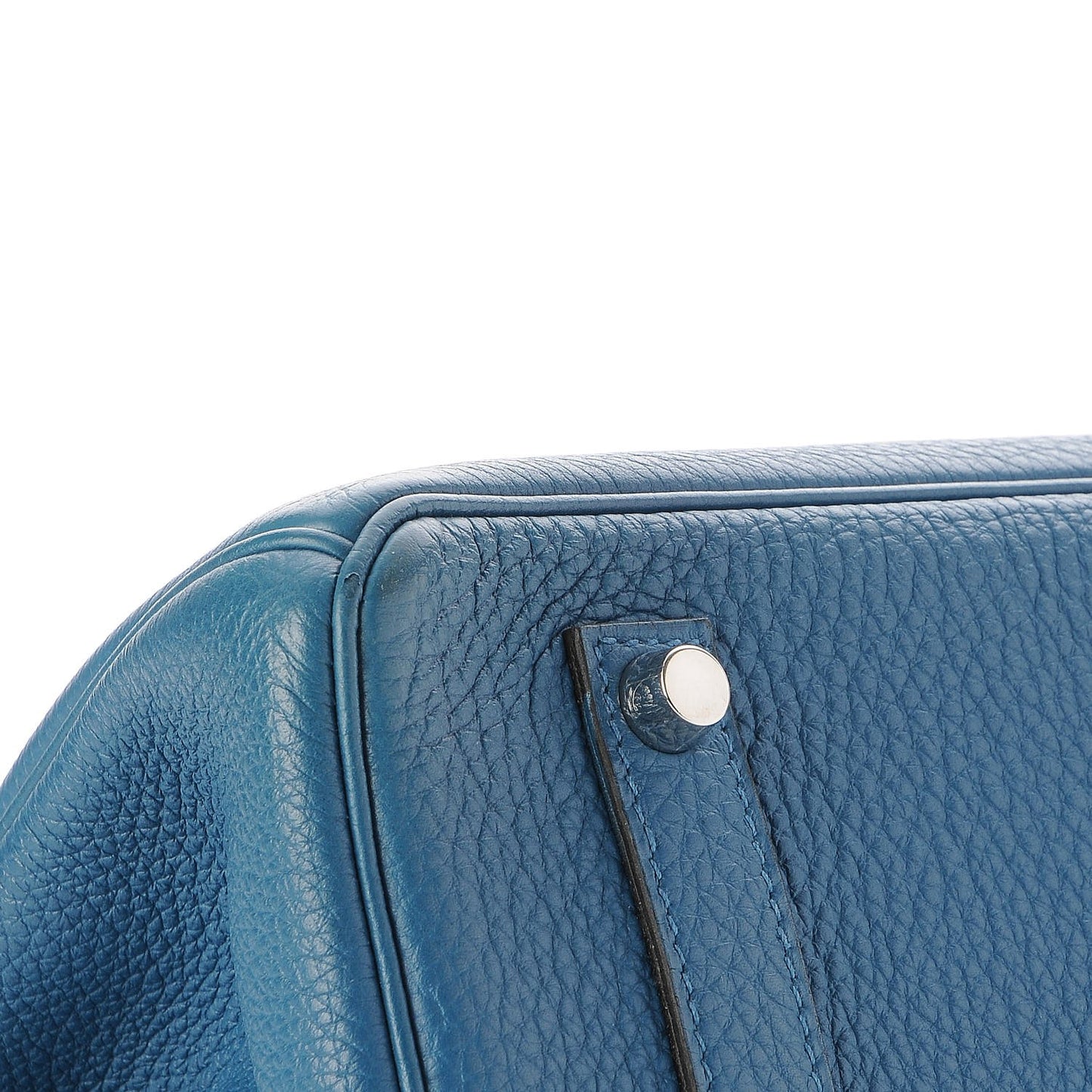 Togo Birkin 35 Bleu de Galice