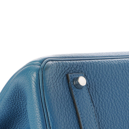 Hermes Togo Birkin 35 Bleu de Galice 25 of 33