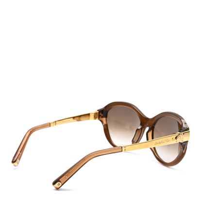 Louis Vuitton Petit Soupcon Cat Eye Sunglasses Z0487W Brown 3 of 7