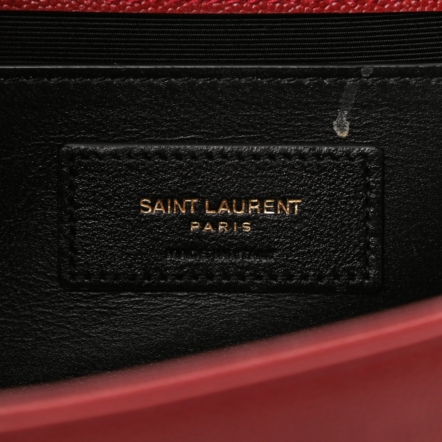 Grain De Poudre Medium Classic Monogram Kate Tassel Satchel Red