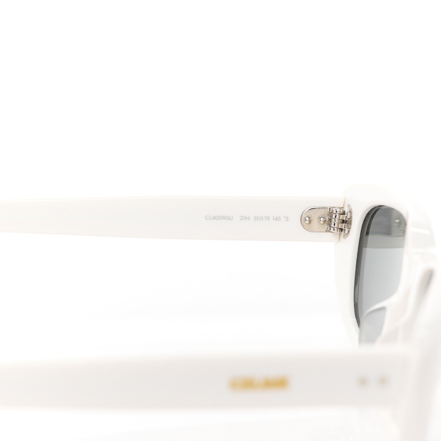 Celine Acetate Cat Eye Sunglasses CL40095U White 5 of 8
