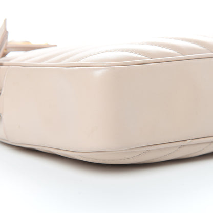 Saint Laurent Calfskin Matelasse Monogram Lou Camera Bag Washed Light Pink 9 of 12