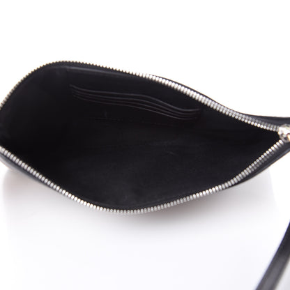Burberry Mega Check Peyton Crossbody Clutch Bag Black 5 of 14