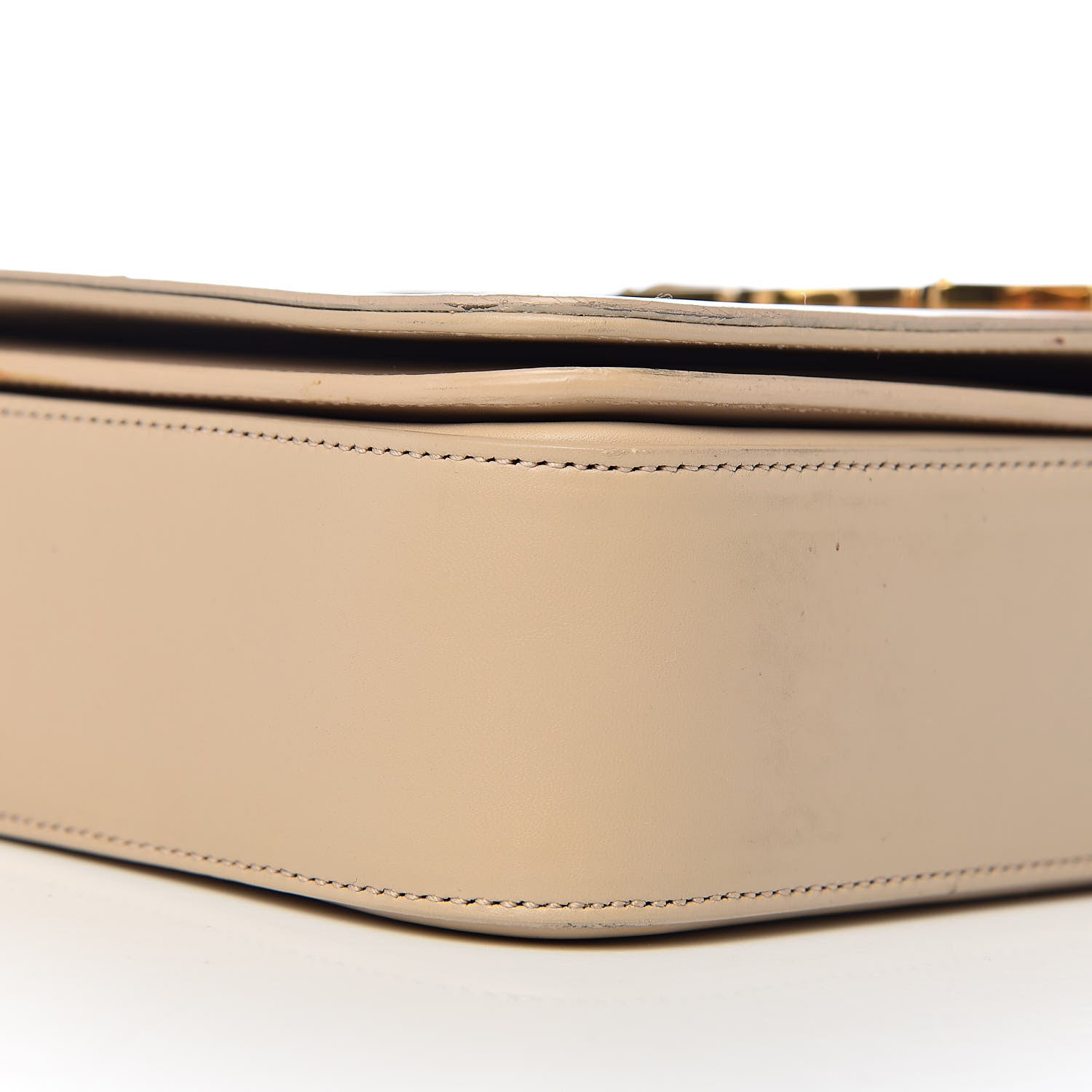 Saint Laurent Smooth Calfskin Medium Classic Monogram Universite Bag Cream 11 of 16
