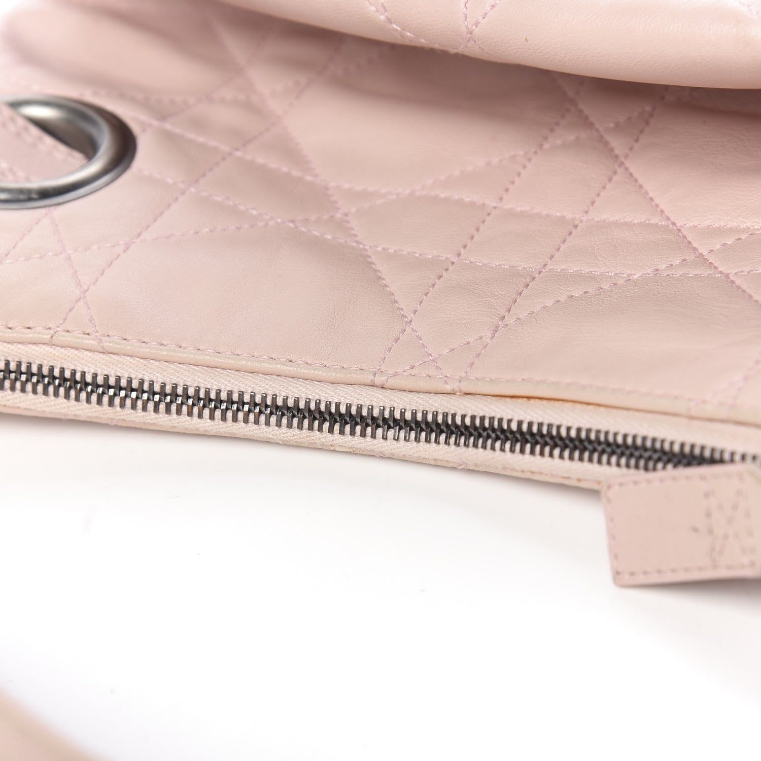 Christian Dior Lambskin Cannage Small Hobo Light Pink 12 of 21