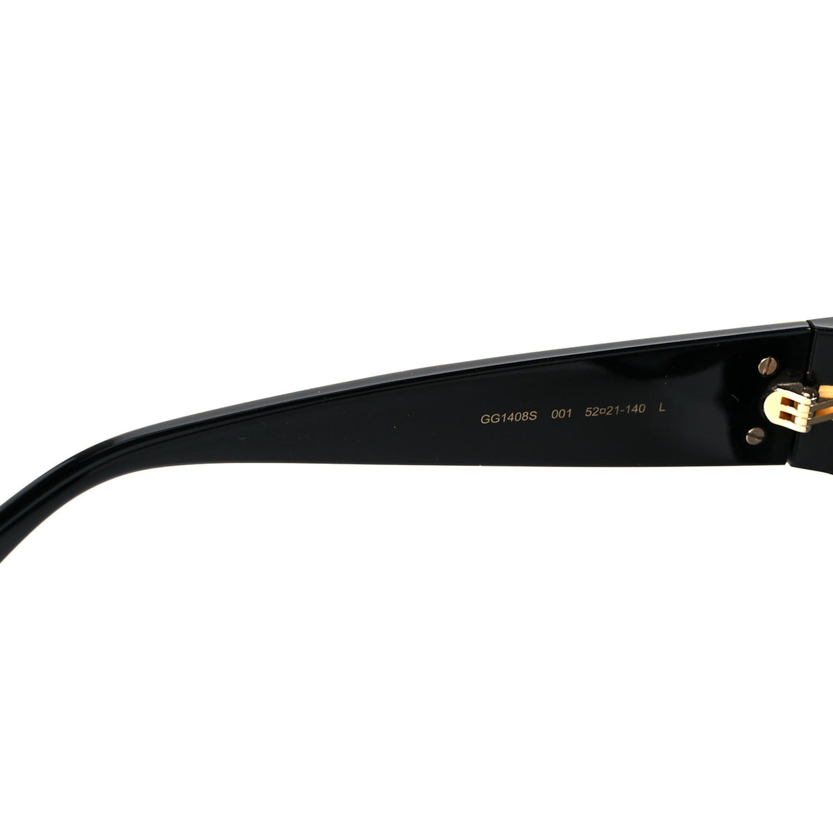 Gucci Acetate Cat Eye GG1408S Sunglasses Black 1797379 