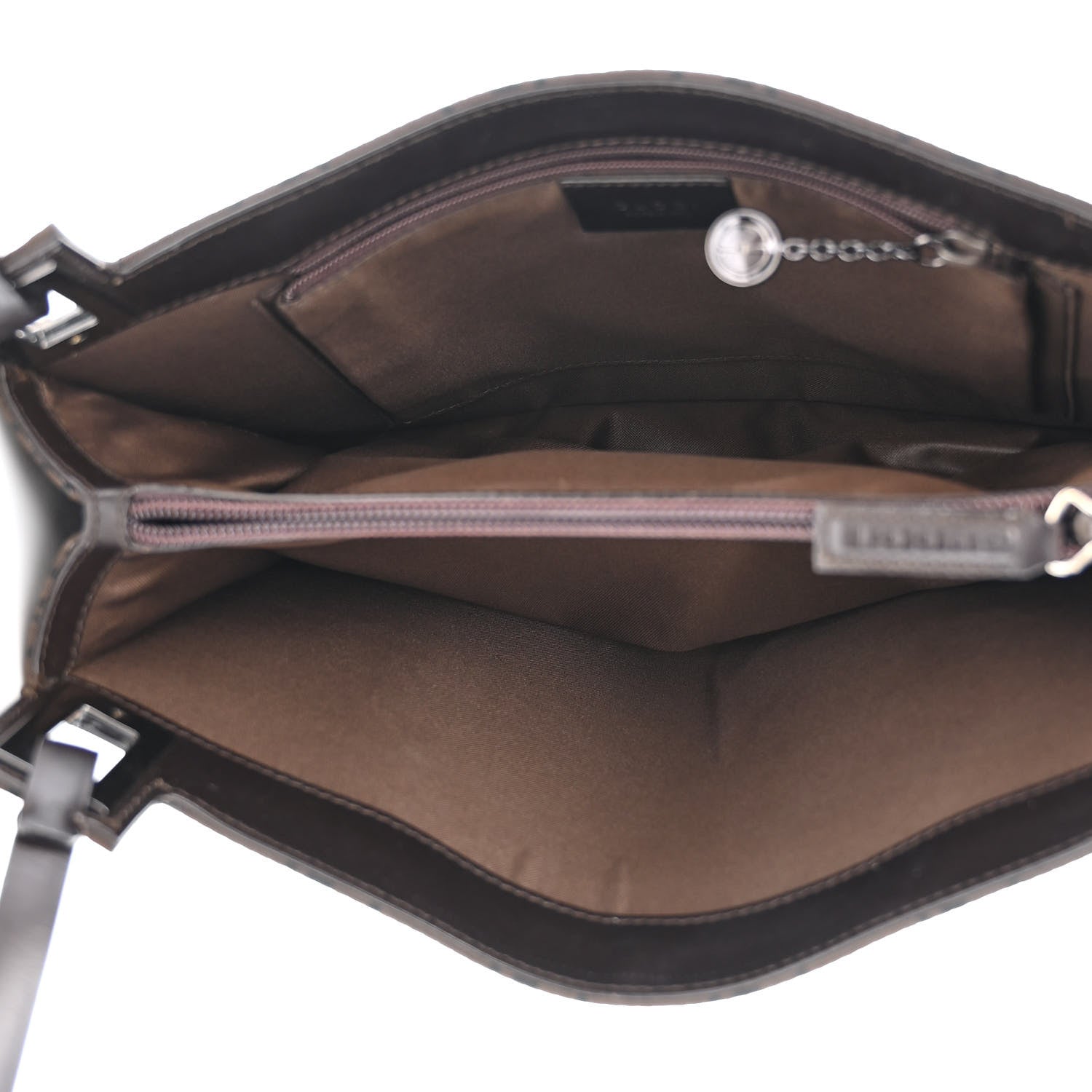 Gucci Nylon Monogram Flat Shoulder Bag Brown 5 of 10