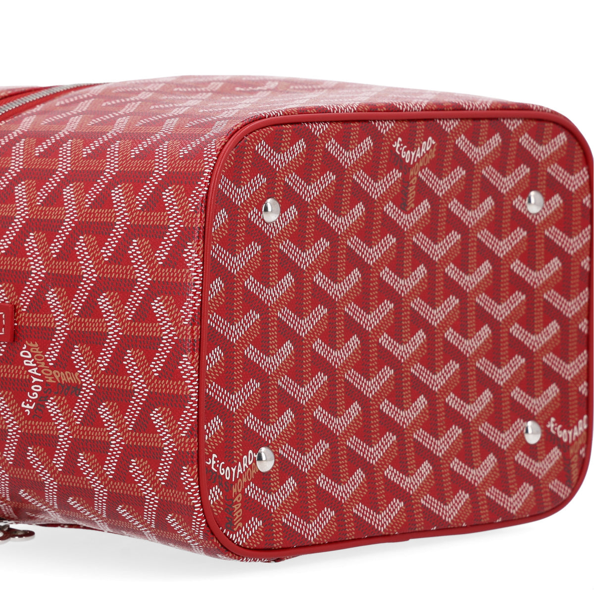 Goyardine Muse Vanity Case Red