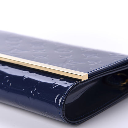 Louis Vuitton Vernis Ana Clutch Grand Blue 7 of 9
