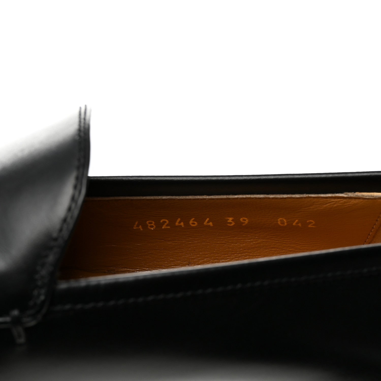 Gucci Calfskin Womens Jordaan Loafers 39 Black 9 of 10