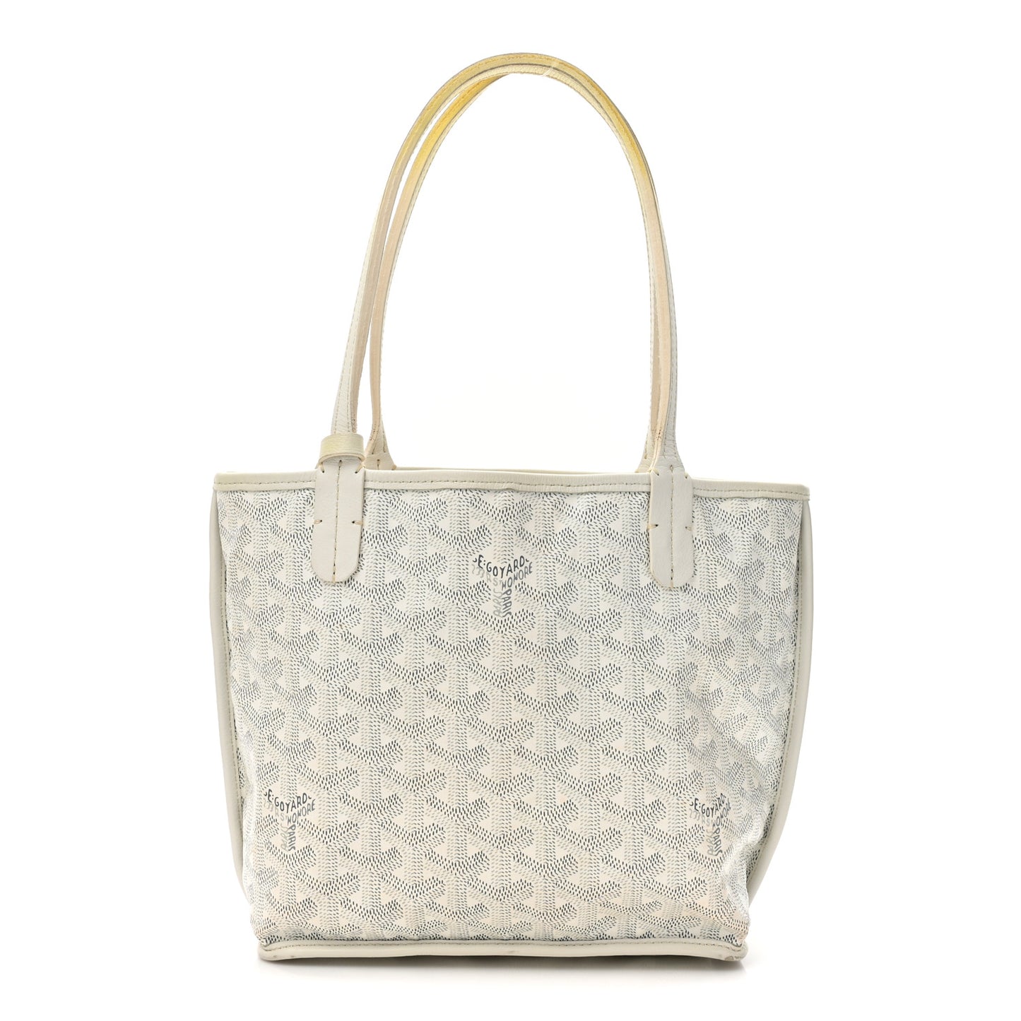 Goyardine Reversible Mini Anjou White