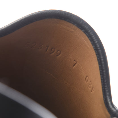 Gucci Goatskin Mens Horsebit Slippers 7 Black 8 of 9